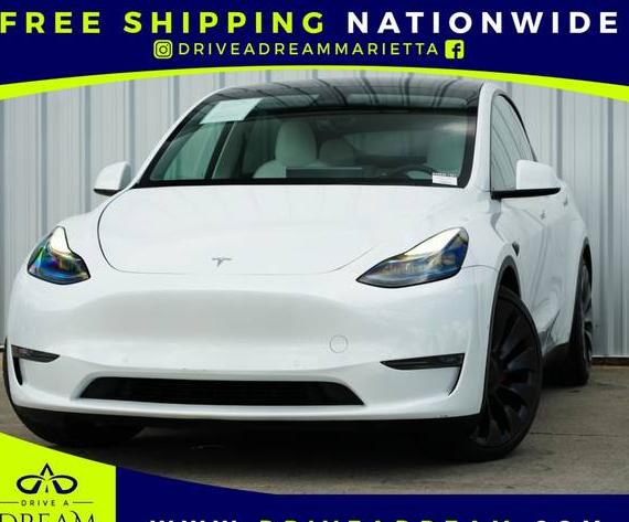 TESLA MODEL Y 2022 7SAYGDEF4NF546640 image